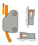 Clamcleat Lateral Port CL207