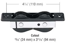 Harken Bullet & Dinghy Harken 134 In-line exit