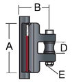 Harken Battcar Intermediate Slider Car Harken System A CB Cars