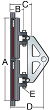 Harken Headboard Car Assembly