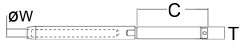 Navtec N555 Swage Stud