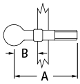 Ronstan RC00213 Batten Receptacle Link Ronstan Quick Release Links and Receptacles
