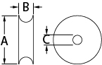 Ronstan Solid Bearing Acetal Sheave