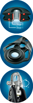Ronstan RF44100 Series 60 Core Single Swivel Shackle Head Block Ronstan Series 45 Core Blocks