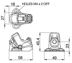 Spinlock PXR Cam Cleats Spinlock PXR0206-T