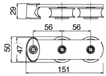 Spinlock TC50 Series Organizer Spinlock 2 Sheaves Deck Organizer