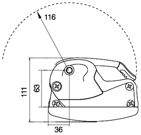 Spinlock Horizontal Port version XTS0814/HP