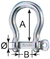 Wichard Self Locking Bow Shackle