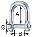 Wichard Allen Head D Shackle