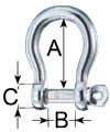 Wichard Captive Bow Shackle