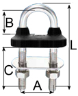 Wichard U-Bolts Waterproof