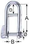 Wichard HR Thimble Shackle